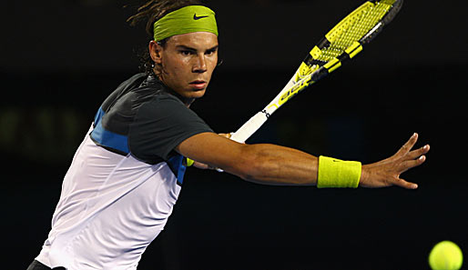 Der Weltranglistenerste Rafael Nadal machte mit seinem Kontrahenten Olivier Rochus kurzen Prozess
