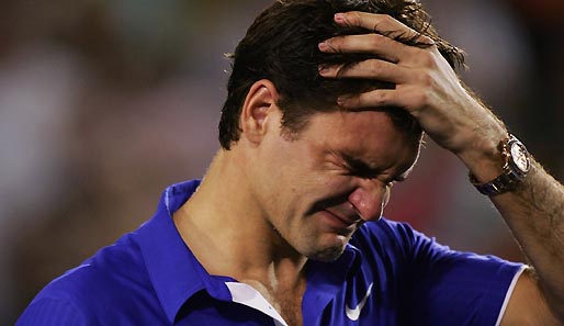 Roger Federer konnte die Tränen nicht zurückhalten