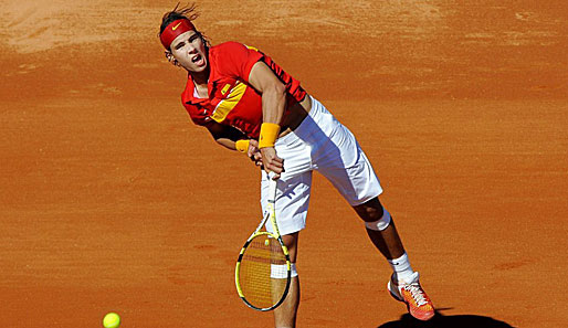 Rafael Nadal fertigte mit seinem spanischen Team die Serben mit 4:1 ab