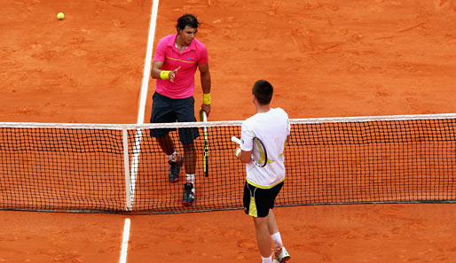 Für Rafael Nadal war am achten Tag Schluss: Der Spanier scheiterte an Robin Söderling