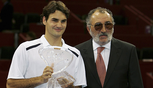 Ion Tiriac (r.) spielte als Tennisprofi früher selbst in der Weltspitze