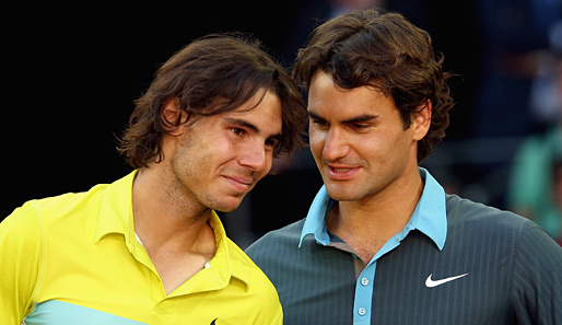 Treffen die Dauerrivalen Rafael Nadal (l.) und Roger Federer in Montreal aufeinander?