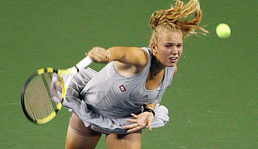 Caroline Wozniacki musste beim WTA-Turnier in Luxemburg verletzt aufgeben