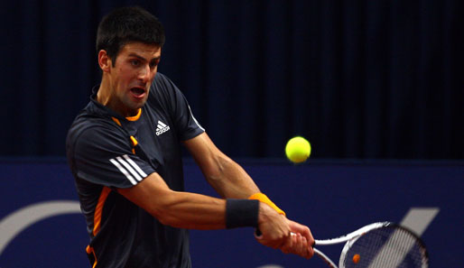 Novak Djokovic musste beim ATP-Turnier in Basel drei Mal über drei Sätze gehen