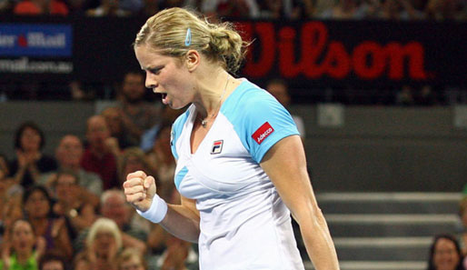 Freude über den Triumph in Brisbane: Kim Clijsters