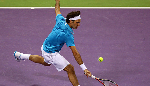Roger Federer musste sich dem Russen Nikolai Dawydenko zum zweiten Mal nacheinander beugen