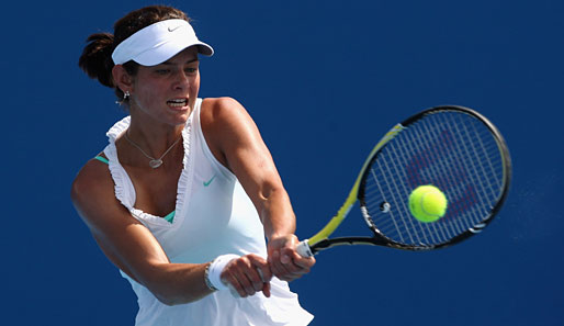 Julia Görges gewann 2009 ihr erstes WTA-Turnier im Doppel