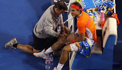 Rafael Nadal zog sich bei den Australian Open eine Knieverletzung zu