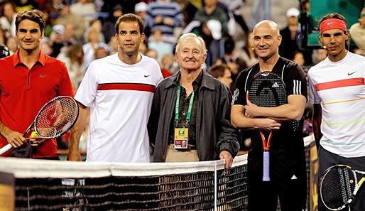 Für Roger Federer, Pete Sampras, Andre Agassi und Rafael Nadal war es ein Bedürfnis, zu helfen