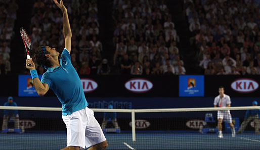 Im Finale der Australian Open 2010 besiegte Roger Federer den Schotten Andy Murray