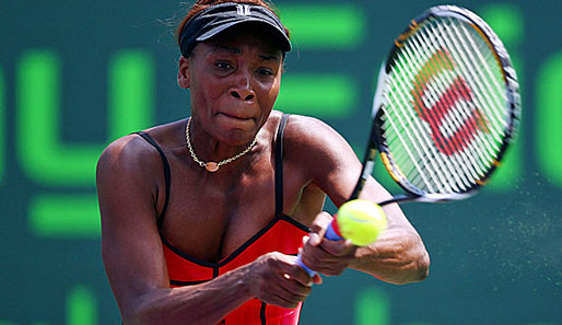 Greift nach ihrem vierten Turniersieg in Miami: Venus Williams