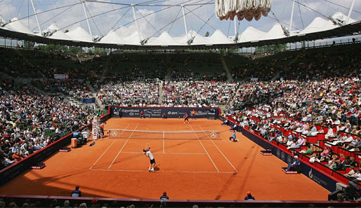 Die Tennisanlage am Hamburger Rothenbaum