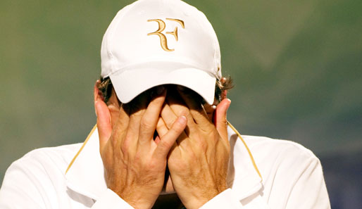 Roger Federer tief enttäuscht nach dem Viertelfinal-Aus gegen Tomas Berdych