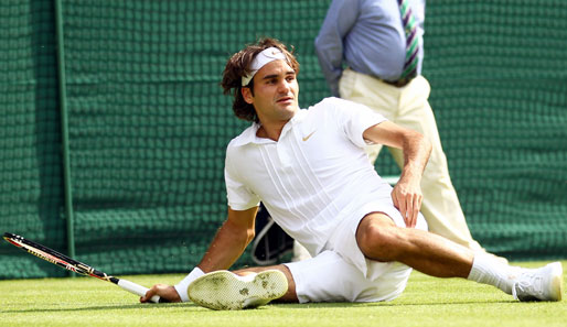 Roger Federer machte gegen Alejandro Falla nicht immer eine gute Figur