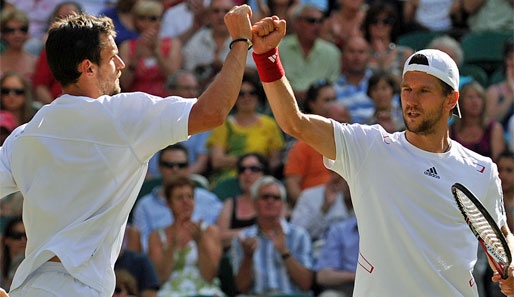 Philipp Petzschner und Jürgen Melzer holten den Titel im Doppel in Wimbledon