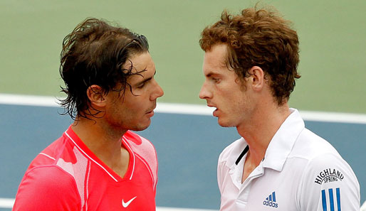 Andy Murray (r.) schlug Rafael Nadal im Toronto-Halbfinale