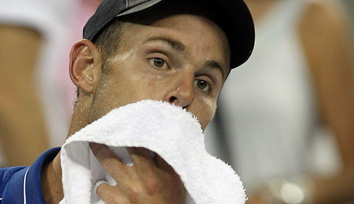 Frust bei Andy Roddick: Der US-Star verlor und musste sich harte Kritik vom Gegner anhören