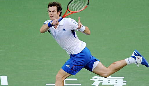 Bekommt es im Finale in Shanghai mit Roger Federer zu tun: Andy Murray