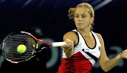 Anna Tschakwetadse ist beim WTA-Turnier in Dubai auf dem Platz zusammengebrochen