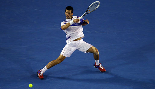 Australian-Open-Champion Novak Djokovic ist in der Saison 2011 noch ungeschlagen