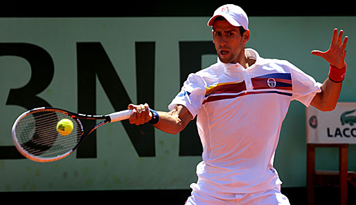 Im Viertelfinale trifft Novak Djokovic (Serbien) auf den Außenseiter Fabio Fognini aus Italien