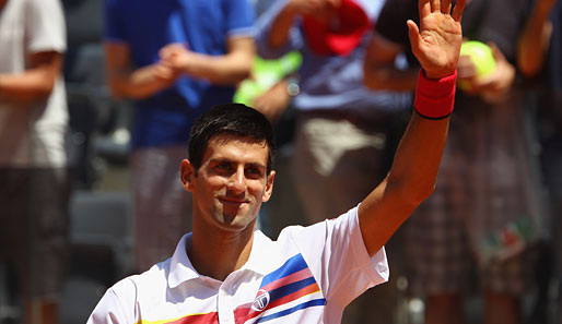 Novak Djokovic hat sein Viertelfinale gegen Robin Söderling mit 6:3 und 6:0 gewonnen