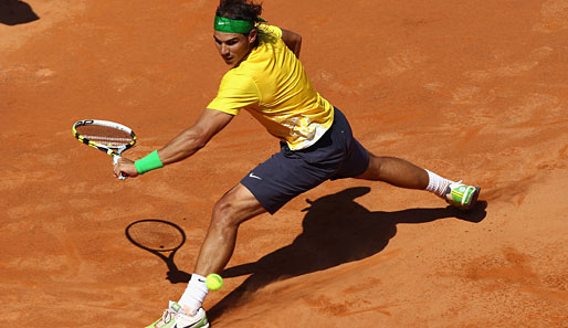Rafael Nadal ist beim Masters-Turnier in Rom ins Halbfinale eingezogen