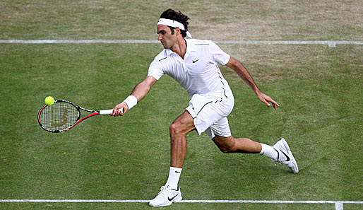 Roger Federer steht im Viertelfinale von Wimbledon
