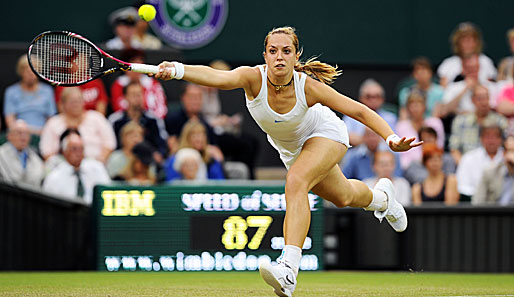Nach starkem Spiel setzte sich Sabine Lisicki gegen French-Open-Siegerin Li Na durch