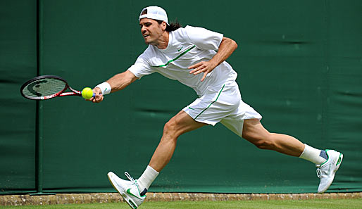 Nach seiner Erstrundenniederlage in Wimbledon plagen Tommy Haas Selbstzweifel