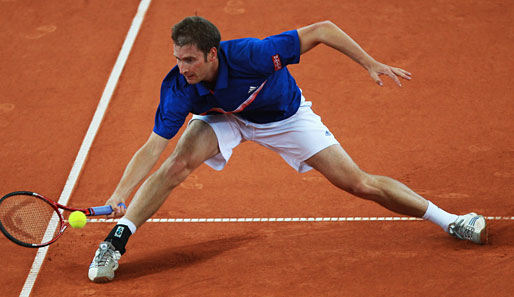 Florian Mayer hat nach seinem Halbfinal-Sieg über Volandri den ersten ATP-Titel vor Augen