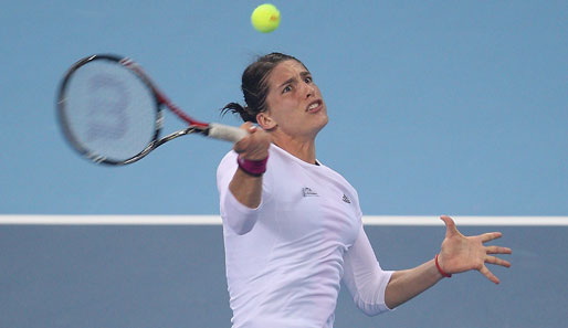 Andrea Petkovic unterlag zuletzt im Finale des WTA-Tuniers in Peking Agnieszka Radwanska