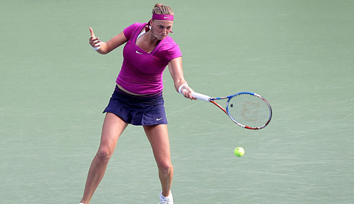 Petra Kvitova hat das Finale in Linz gegen Dominika Cibulkova gewonnen