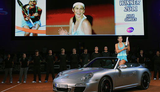 Julia Görges konnte 2011 den Sieg beim WTA-Turnier in Stuttgart einfahren