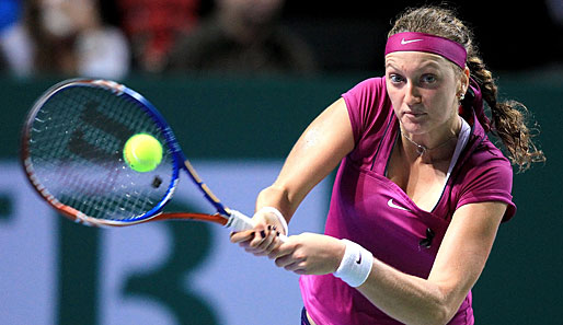 Petra Kvitova gewann ihre Partie gegen Maria Kirilenko klar