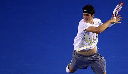 Bernard Tomic ist erst 19 Jahre jung und spielt bei den Australian Open groß auf