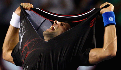 Novak Djokovic verteidigte seinen Titel bei den Australian Open