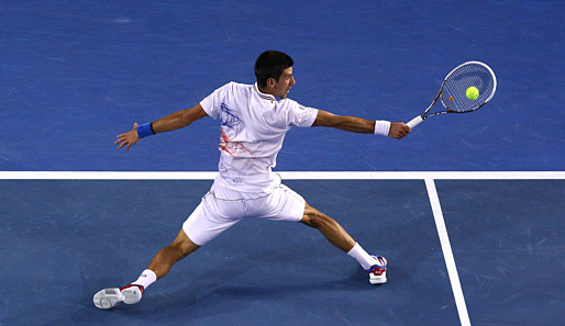 Novak Djokovic ist auf dem Weg zur Titelverteidigung