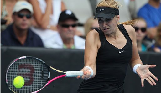Sabine Lisicki behielt beim WTA-Turnier von Auckland die Oberhand gegen Mona Barthel