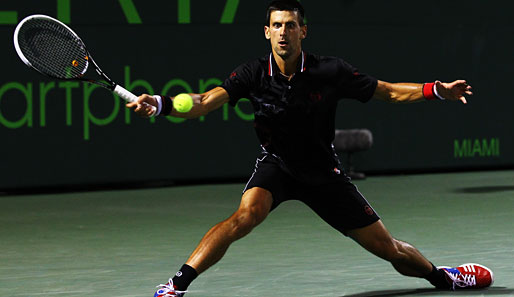 Trifft im Halbfinale von Miami auf Juan Monaco: Novak Djokovic