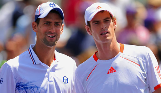 Novak Djokovic (l.) besiegte Andy Murray und holte sich erneut den Titel in Miami