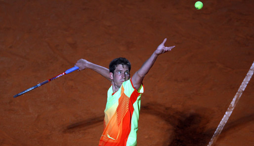 Florian Mayer forderte den Weltranglistenzweiten Rafael Nadal nur im zweiten Satz