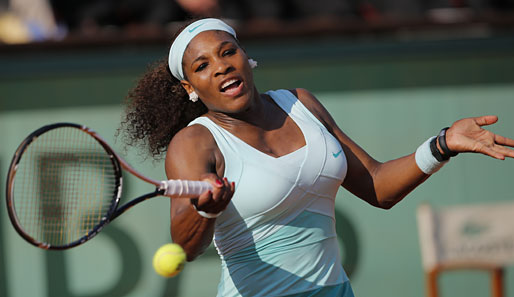 Serena Williams musste in der ersten Runde gegen die Französin Virginie Razzano ran