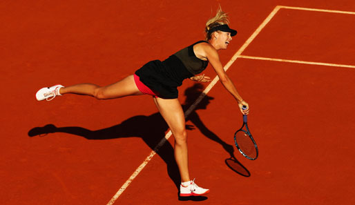 Im Halbfinale der French Open siegte Maria Sharapova gegen Petra Kvitova