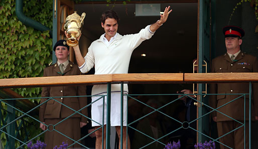 Roger Federer hat mit seinen 7. Wimbledon-Sieg den Rekord von Pete Sampras eingestellt