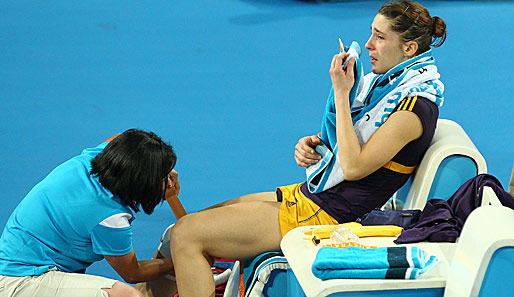 Andrea Petkovic war nach ihrer erneuten Verletzung beim Hopman Cup völlig aufgelöst