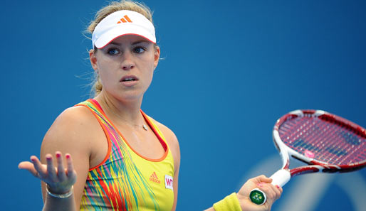Ratlosigkeit in den Augen: Angelique Kerber unterlag im Viertelfinale Anastasia Pavlyuchenkova