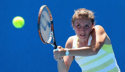 Annika Beck gewann 2012 die French Open der Juniorinnen - in Melbourne steht sie in Runde zwei