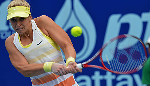 Sabine Lisicki steht beim WTA-Turnier in Memphis nach hartem Kampf im Viertelfinale