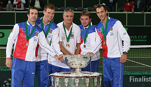 Im Jahr 2012 gewannen die Tschechen den Davis Cup im Finale gegen Spanien